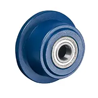 Roues à boudin, poulies à câble & roulettes de portail