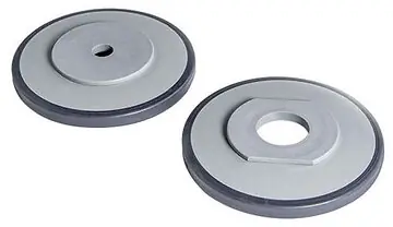 Wandschutz aus Soft-Thermoplastik-Elastomer für TANGO-Rückenloch-Rollen
