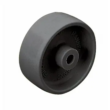 Schwarze Mini-Polyamidräder mit Gleitlager