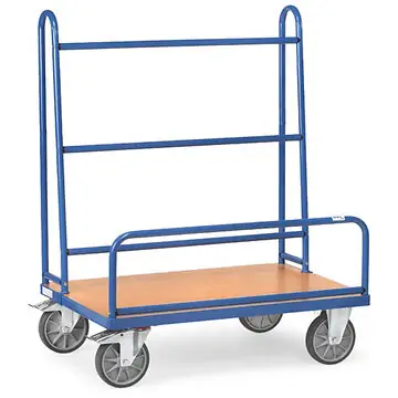 Plattenwagen, mit festen Rohrbügeln - 600 kg Tragkraft
