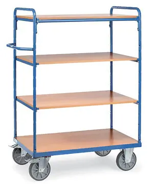 Etagenwagen mit 4 Etagen in 4 Grössen