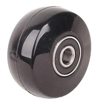Räder im Skaterdesign schwarz, mit Kugellager