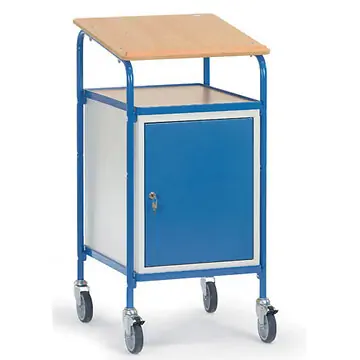 Rollpult mit Flügelschrank, verschliessbar