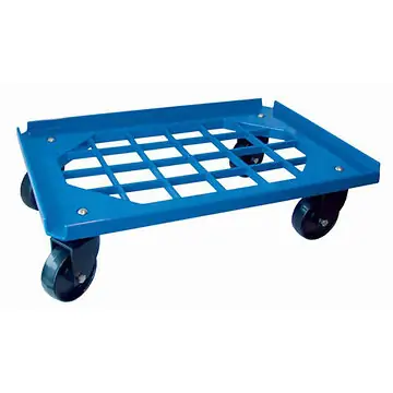 Gitterboden-Rollwagen passend für EURO-Kasten 600x400 mm