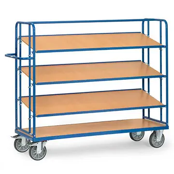 Etagenwagen mit 3 verstellbaren Böden