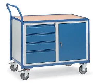 Werkstattwagen mit 1 Ladefläche Tragkraft 300 kg