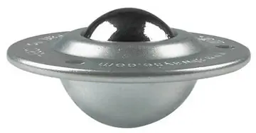Standard Flanschkugelrolle - Gehäuse + Kugel EDELSTAHL ROSTFREI